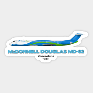 McDonnell Douglas MD-82 - Venezolana Sticker